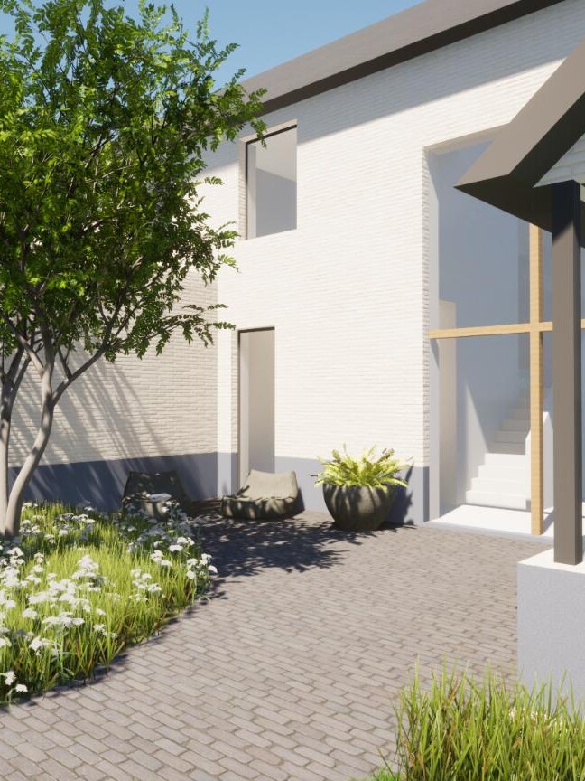 tuinarchitect_groenoplossingen_Herentals_render_patio_voortuin_magnolia